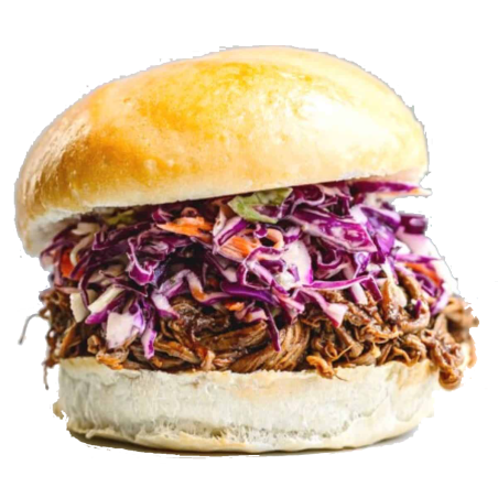 Burger Pulled Beef Brisket